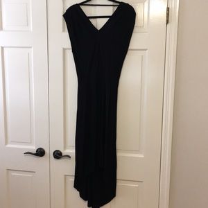 Women’s high low black dress